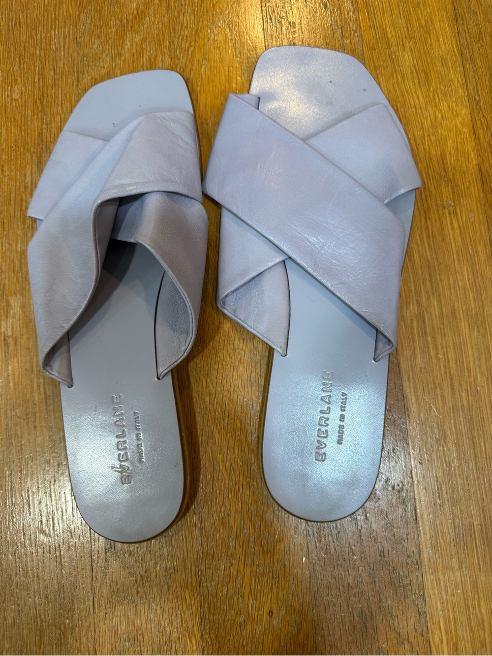 Everlane Lavender - THE DAY CROSSOVER SANDAL